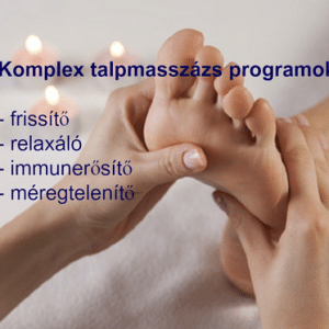 4 db teljes talpmasszázs program (30-30 perc )